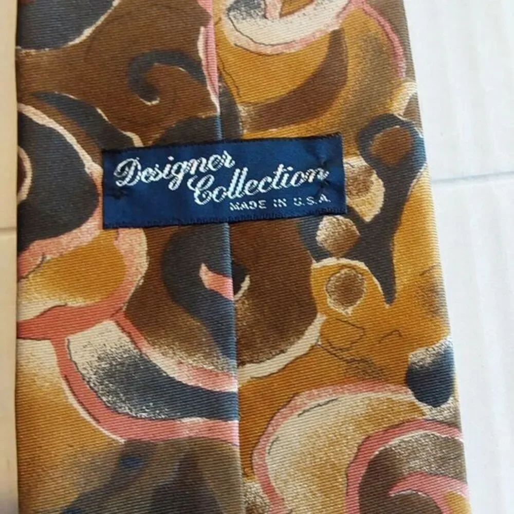 Designer Collection Men's Silk Multicolored‎ Necktie